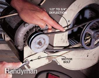 Tighten Furnace Fan Belts